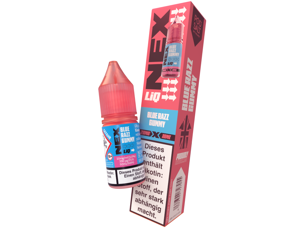 Pod Salt - Nexliq - Blue Razz Gummy