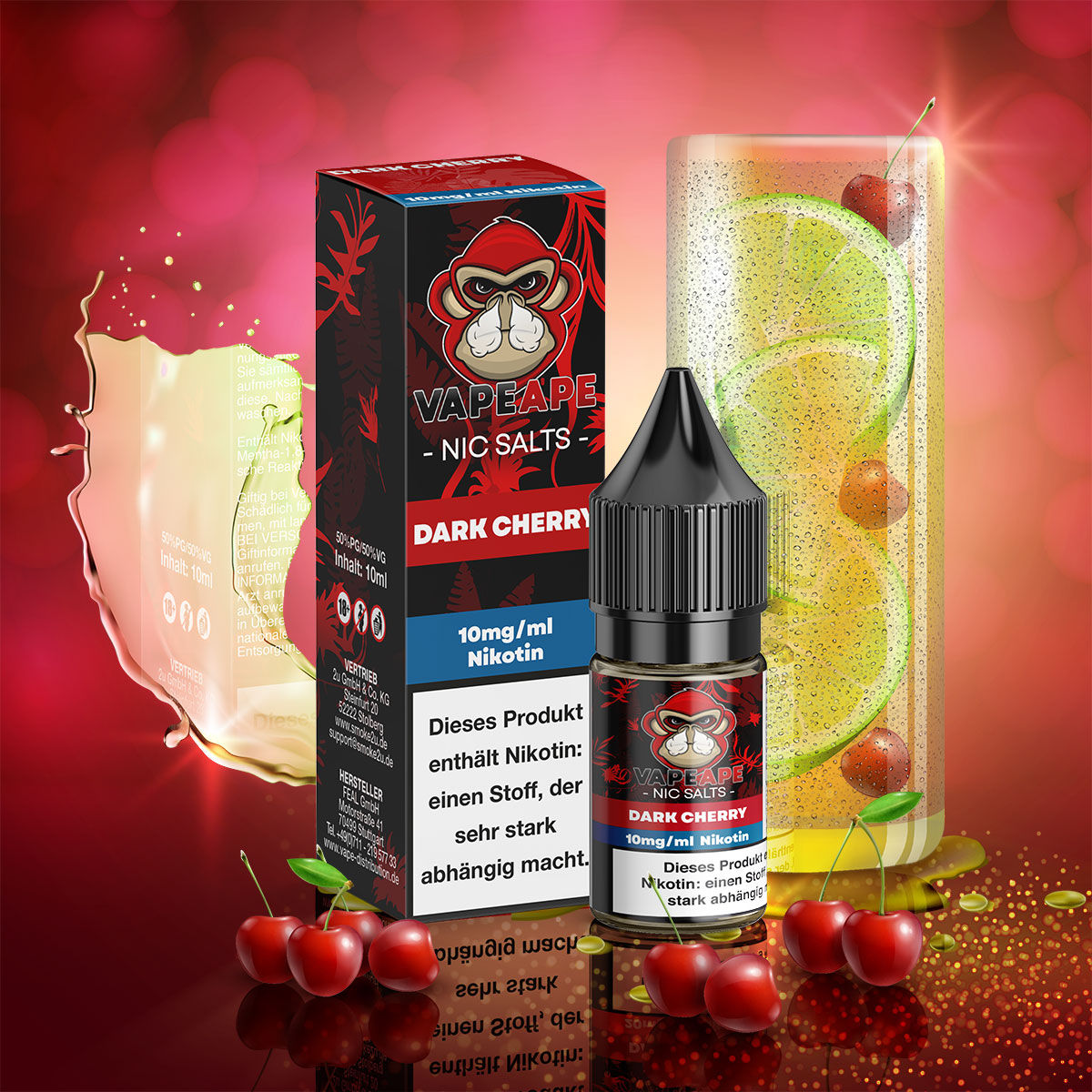 VapeApe Liquid - Dark Cherry