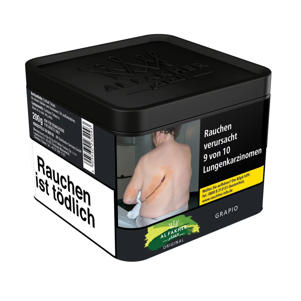 Al Fakher Shisha Tabak (200g) - Grapio