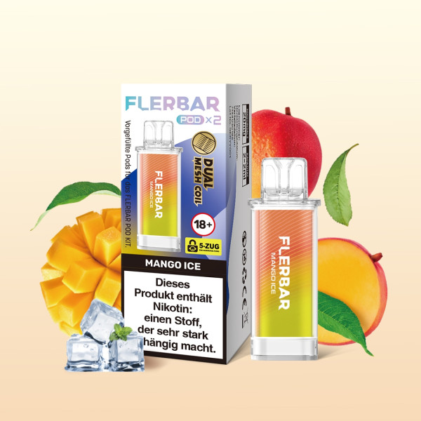 Flerbar POD (2stk) - Mango Ice