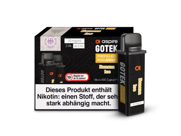 Aspire GoTek X POD (2stk) - Banana Ice