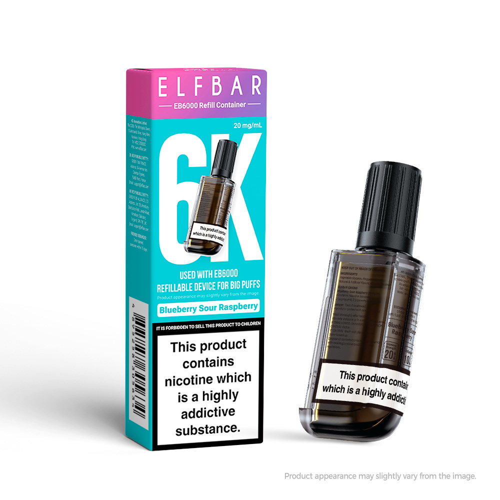 Elfbar 6000 Pods - Blueberry Sour Raspberry