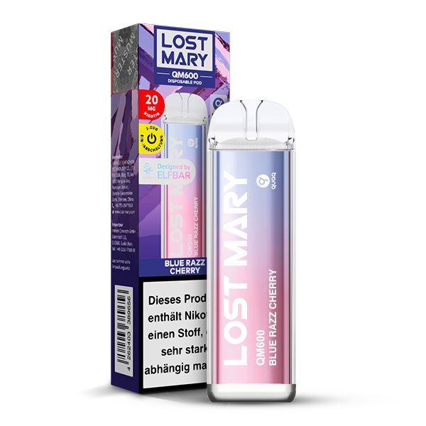 Elfbar Lost Mary QM600 - Blue Razz Cherry