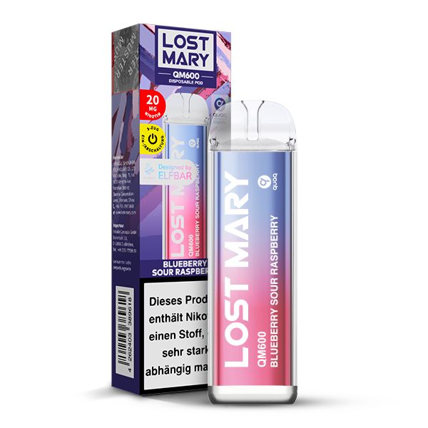 Elfbar Lost Mary QM600 - Blueberry Sour Raspberry