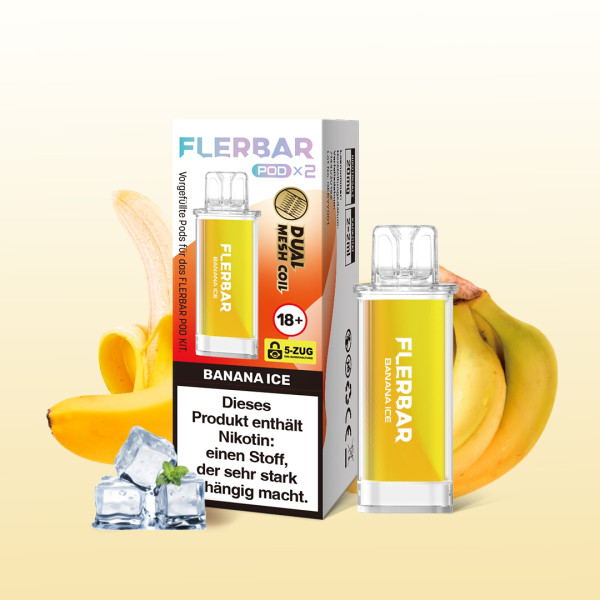 Flerbar POD (2stk) - Banana Ice