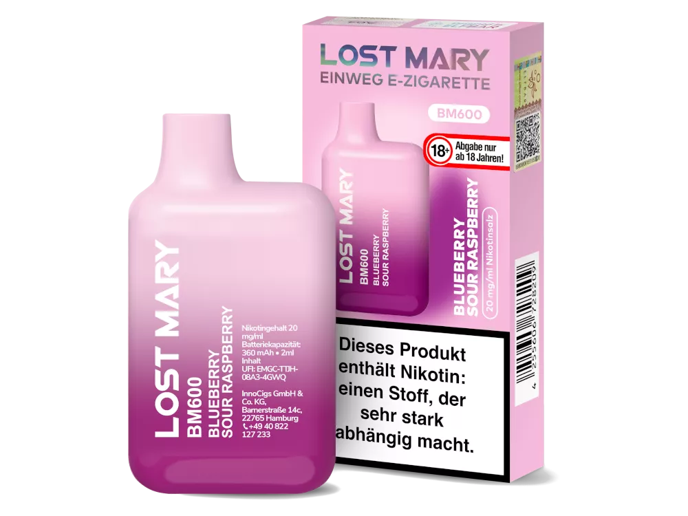 Elfbar Lost Mary - Blueberry Sour Raspberry 