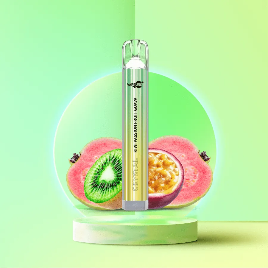 Vapeurs Crystal - Kiwi Passion Fruit Guava