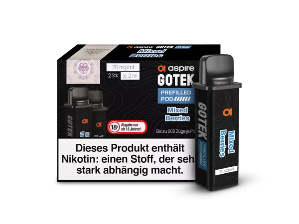 Aspire GoTek X POD (2stk) - Mixed Berries