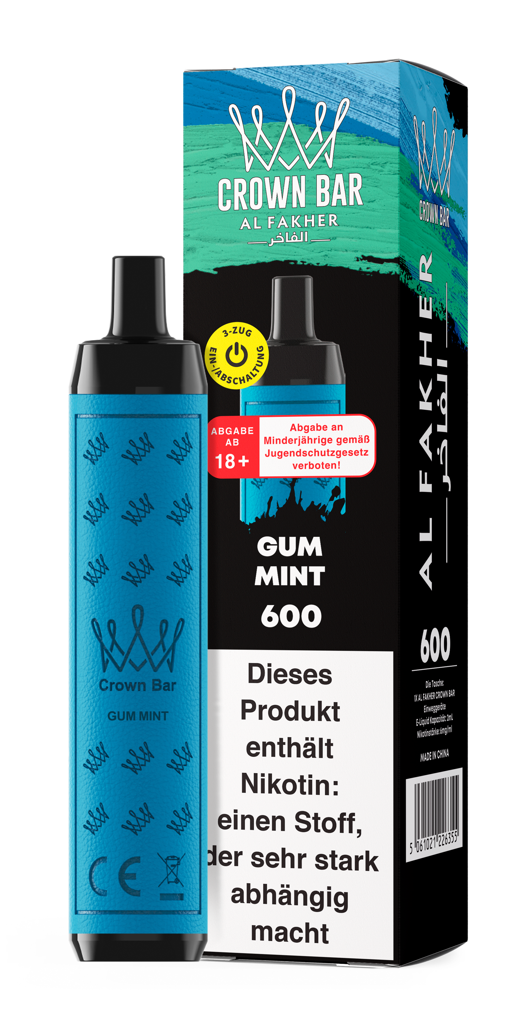 Al Fakher 600 - Gum Mint