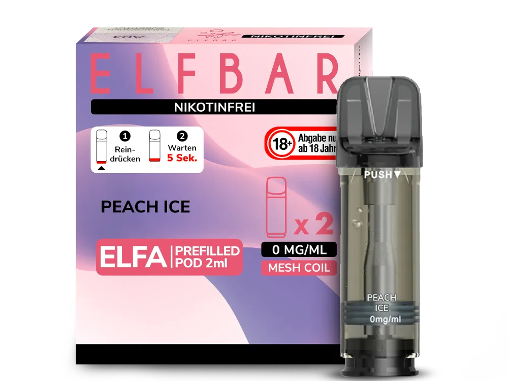 Elfa Pod - Peach Ice (NIKOTINFREI)