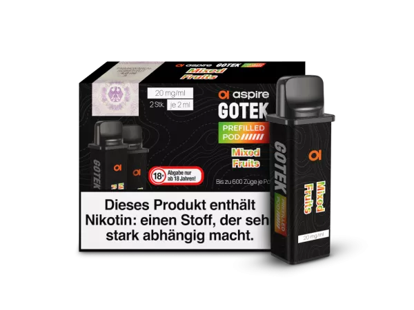Aspire GoTek X POD (2stk) - Mixed Fruits