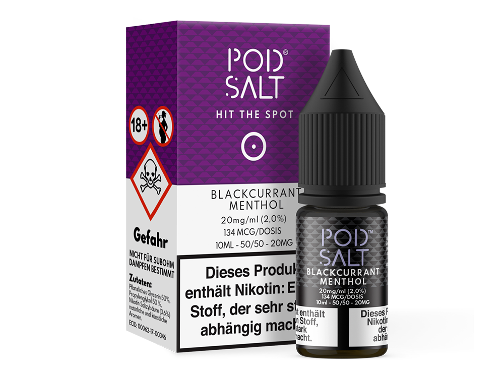 Pod Salt - Blackcurrant Menthol 