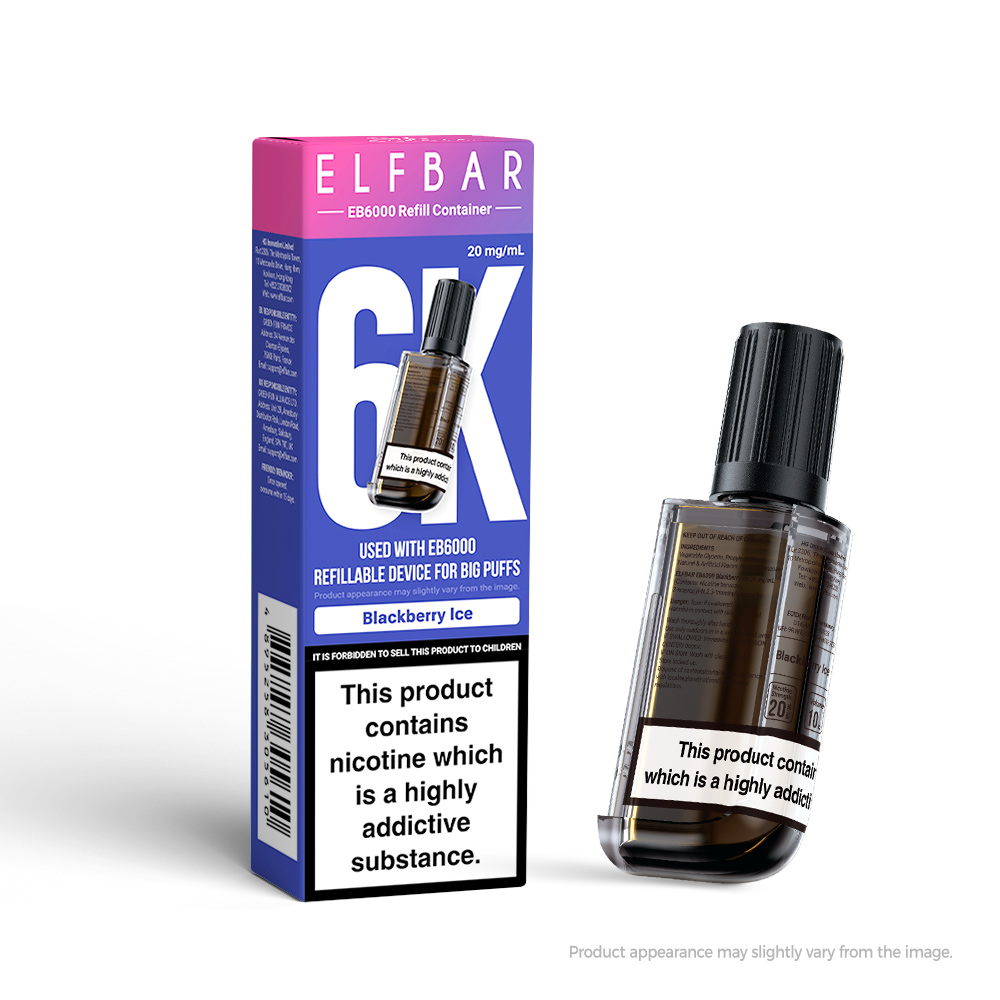 Elfbar 6000 Pods - Blackberry Ice