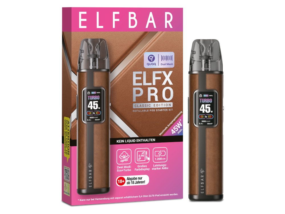 Elfbar Elfx Pro - Braun