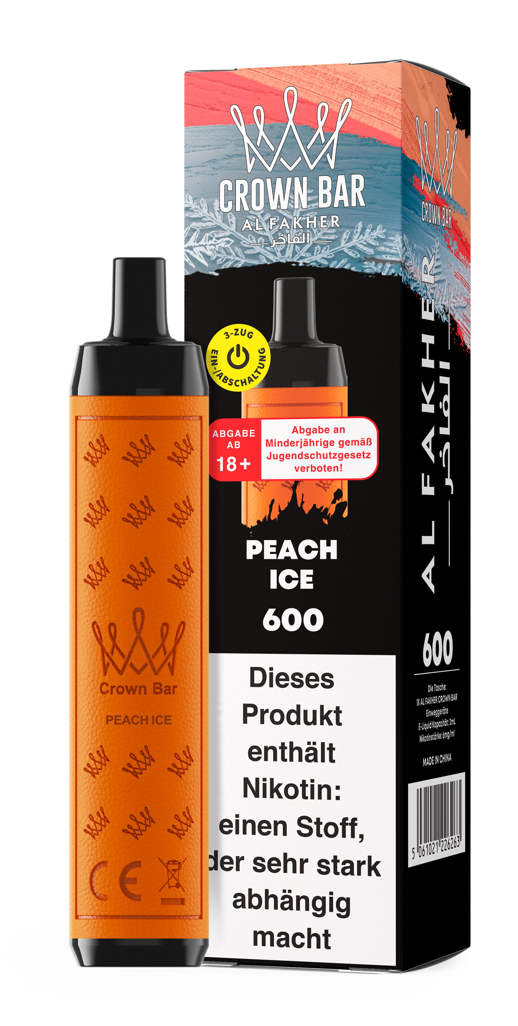 Al Fakher 600 - Peach Ice