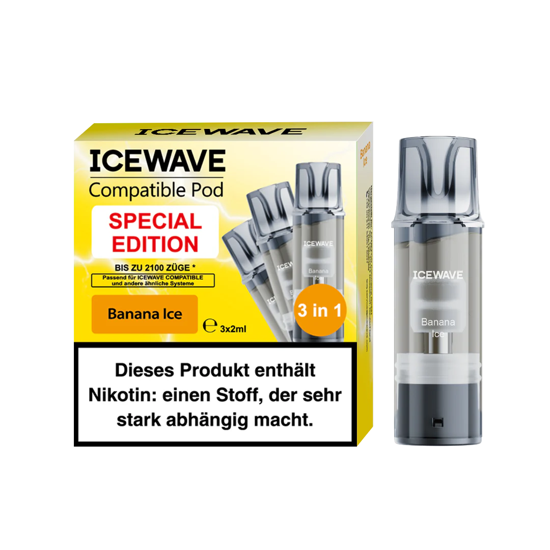 Icewave Pod - Banana Ice 3x