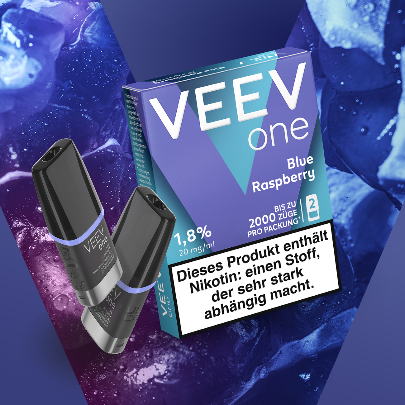 Veev One Pods - Blue Raspberry