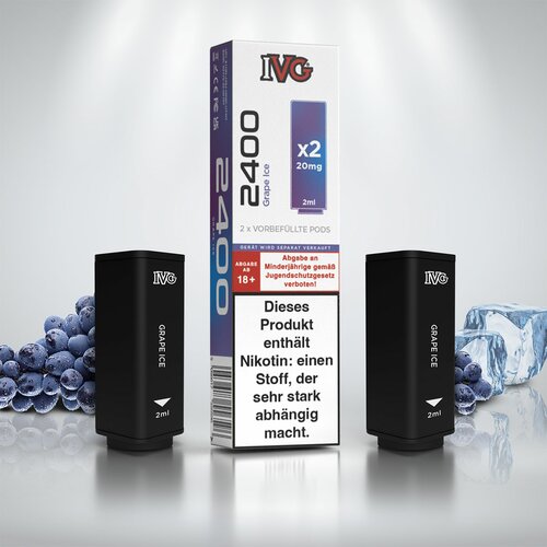 IVG 2400 - 4 Pod System - Grape Ice